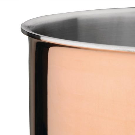 CT998 Vogue Induction Tri Wall Copper Saucepan 160mm JD Catering Equipment Solutions Ltd