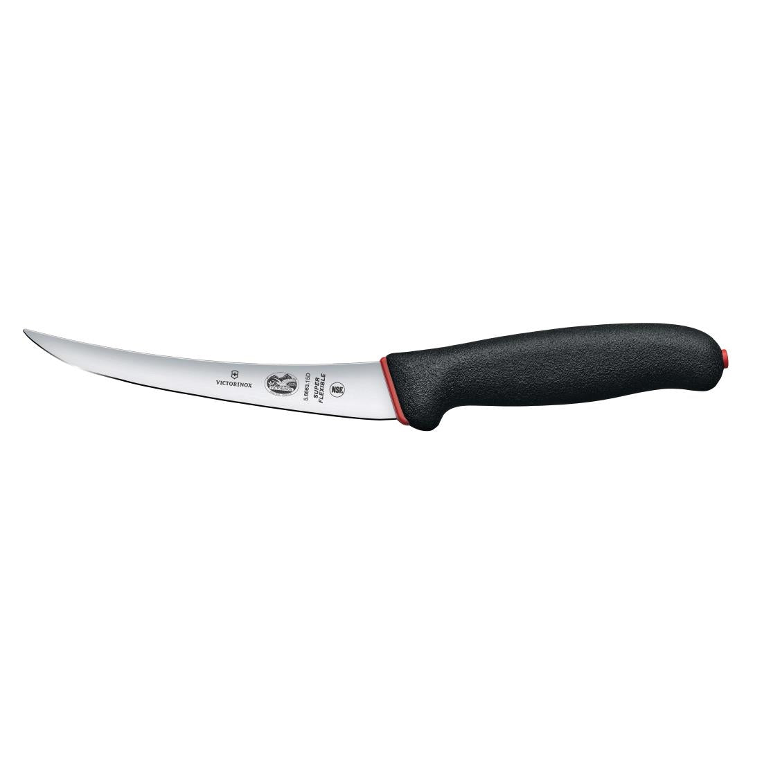 CU008 Victorinox Fibrox Dual Grip Narrow Curved Boning Knife 15cm JD Catering Equipment Solutions Ltd