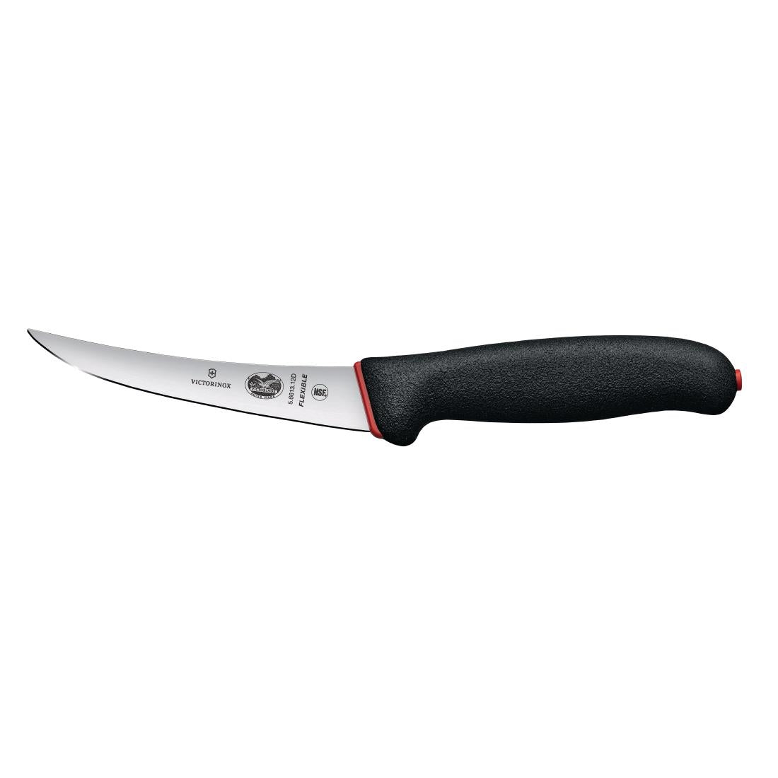 CU011 Victorinox Dual Grip Boning Knife Curved Narrow Flexi Blade 12cm JD Catering Equipment Solutions Ltd
