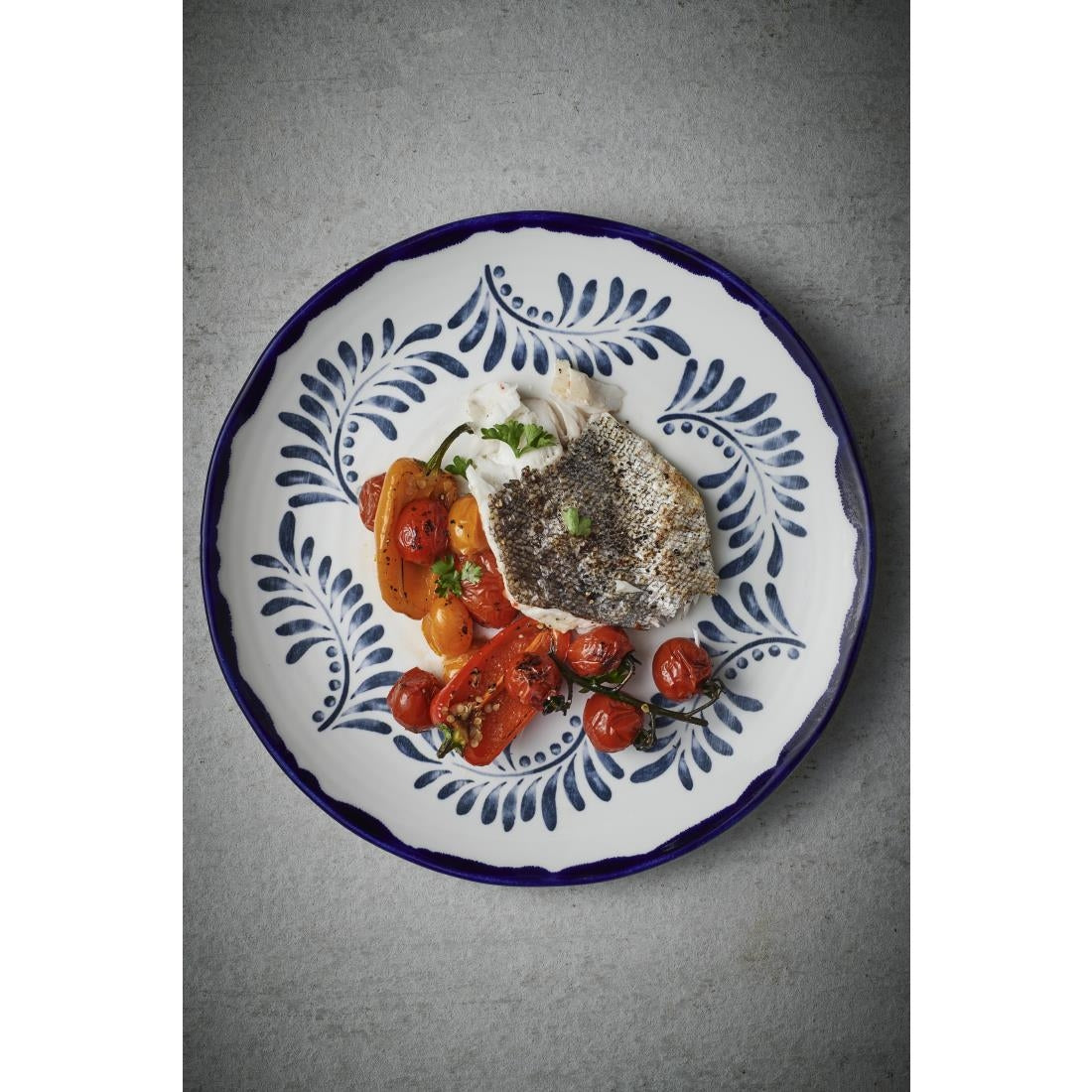 CU038 Dudson Harvest Mediterranean Organic Coupe Plate 11.4 inch Box 12 JD Catering Equipment Solutions Ltd