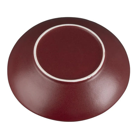 CU124 Olympia Build A Bowl Red Flat Bowl - 250x45mm (Box 4) - JD Catering Equipment Solutions Ltd