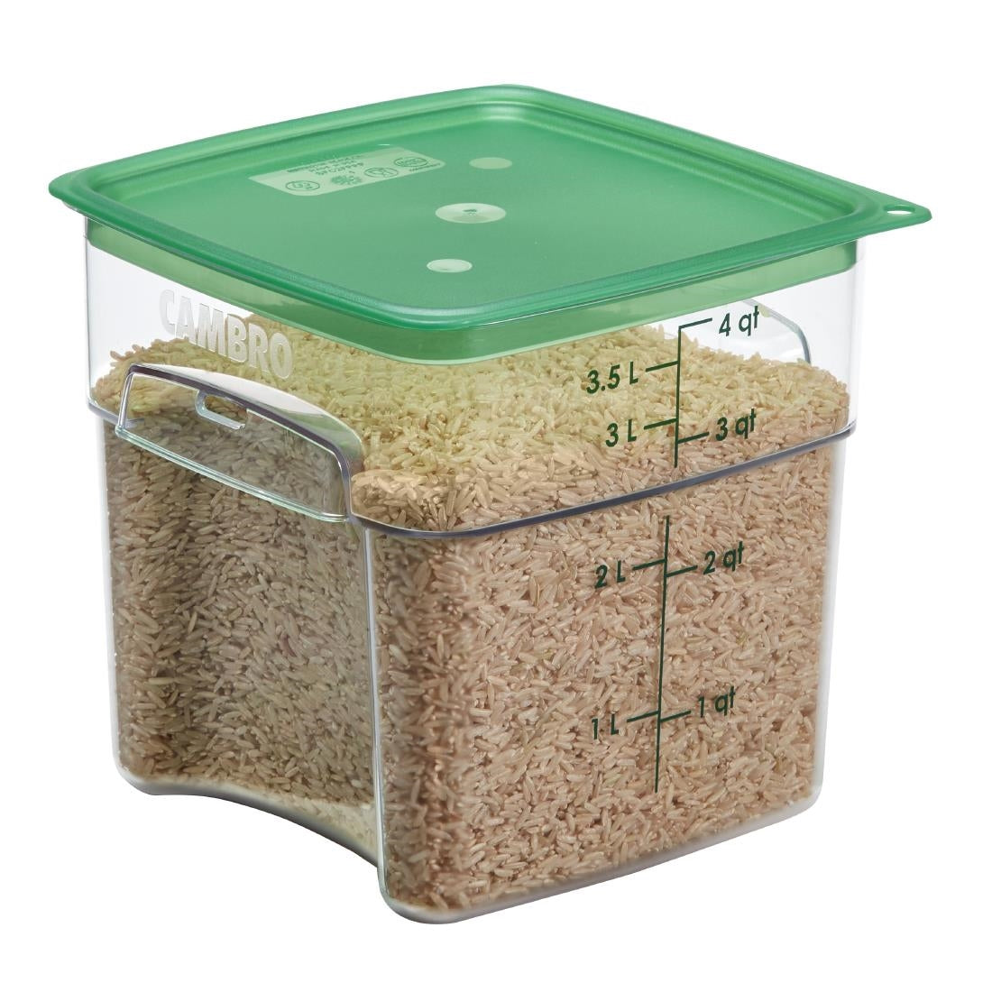 CU137 Cambro FreshPro Camsquare Food Storage Container 3.8Ltr JD Catering Equipment Solutions Ltd