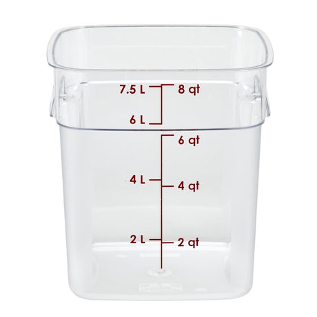 CU139 Cambro 7.6Ltr FreshPro Camsquare Food Storage Container JD Catering Equipment Solutions Ltd