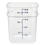 CU141 Cambro FreshPro Camsquare Food Storage Container 17.2Ltr JD Catering Equipment Solutions Ltd