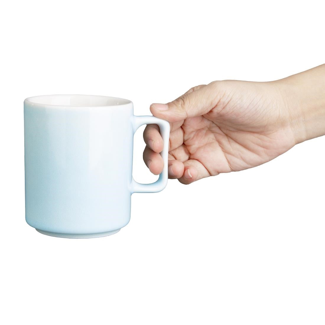 CU178 Olympia Fondant Mug Aqua - 340ml 11.5fl oz (Box 6) JD Catering Equipment Solutions Ltd