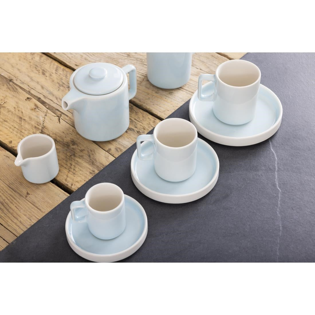 CU178 Olympia Fondant Mug Aqua - 340ml 11.5fl oz (Box 6) JD Catering Equipment Solutions Ltd