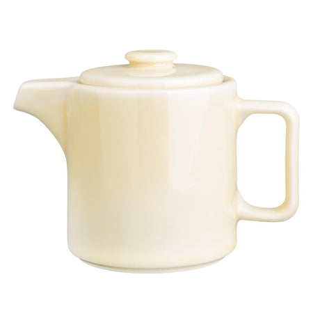 CU421 Olympia Fondant Tea Pot Lemon - 450ml 15.2fl oz (Box 2) JD Catering Equipment Solutions Ltd