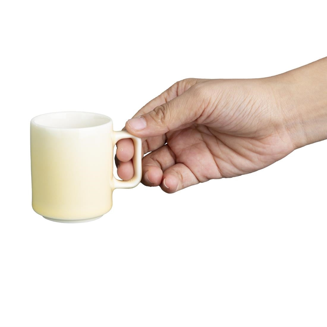 CU422 Olympia Fondant Cup Lemon - 85.5ml 2.9fl oz (Box 6) JD Catering Equipment Solutions Ltd