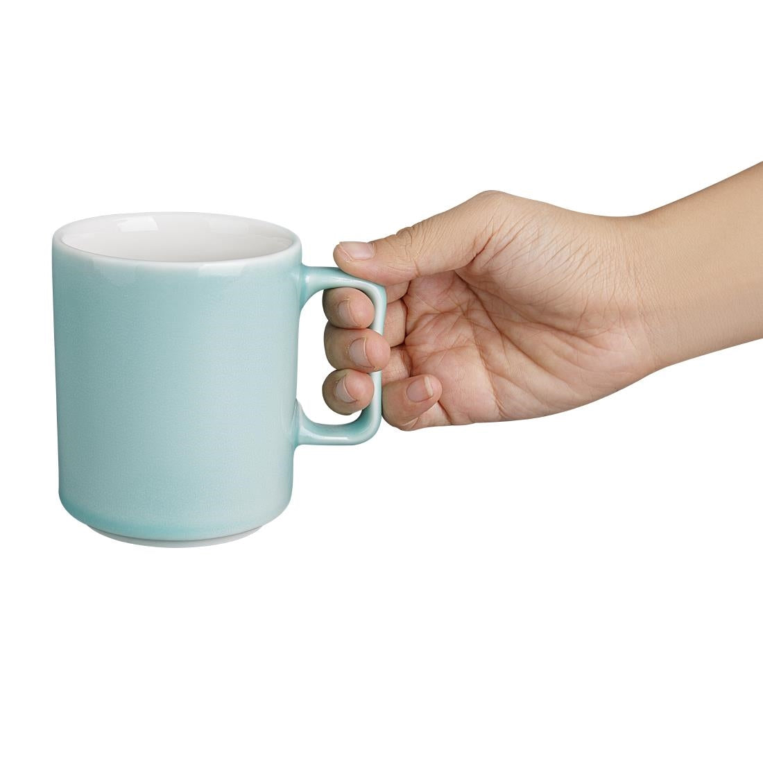 CU436 Olympia Fondant Mug Mint - 340ml 11.5fl oz (Box 6) JD Catering Equipment Solutions Ltd