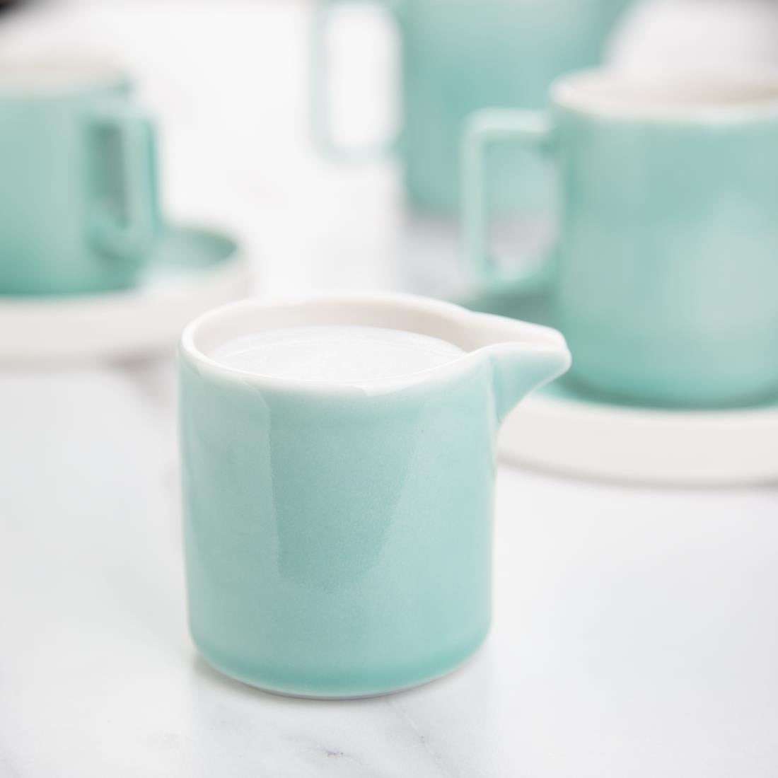 CU438 Olympia Fondant Milk Jug Mint - 85.5ml 2.9fl oz (Box 12) JD Catering Equipment Solutions Ltd