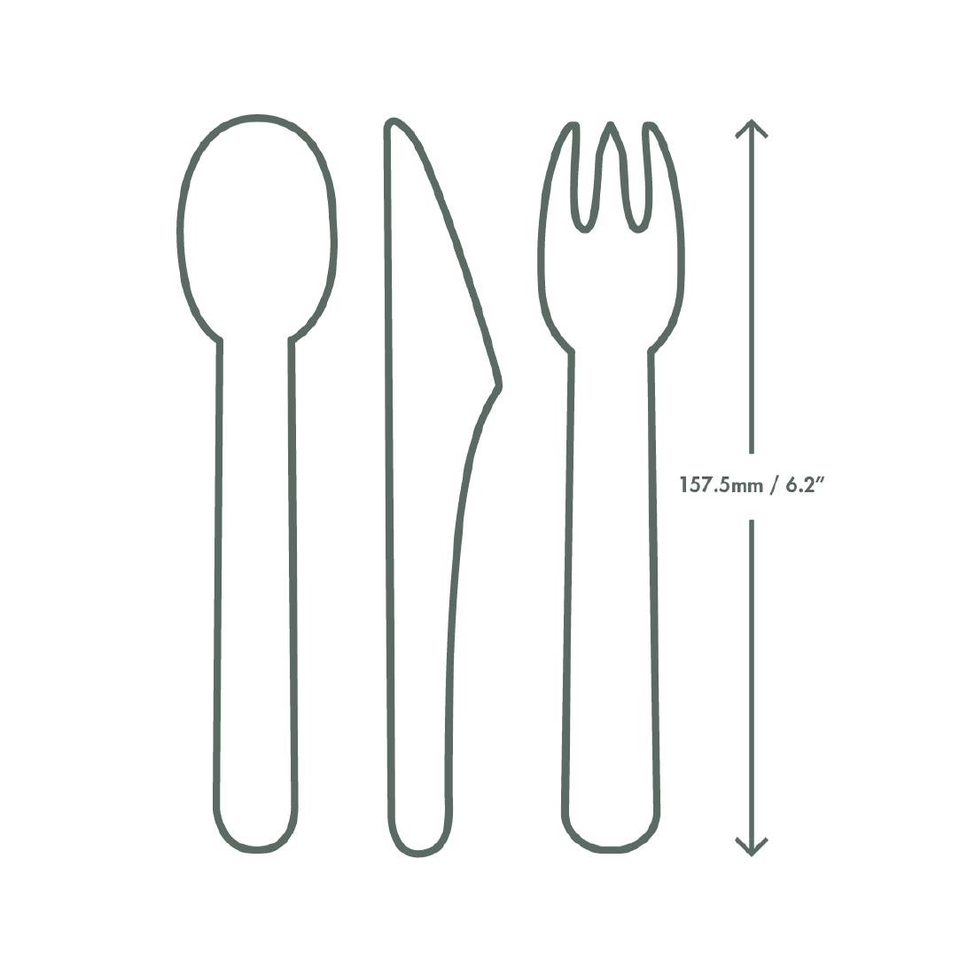 CU543 Vegware Compostable Paper Fork (Pack 1000) JD Catering Equipment Solutions Ltd