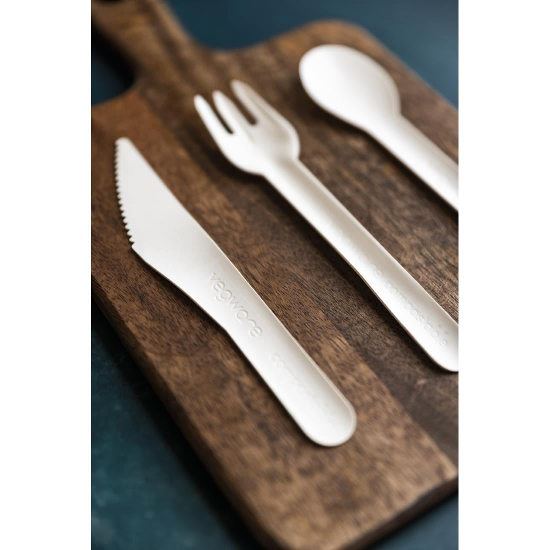 CU543 Vegware Compostable Paper Fork (Pack 1000) JD Catering Equipment Solutions Ltd