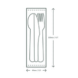 CU545 Vegware Compostable Paper Cutlery Kit 4in1 (Case of 250) JD Catering Equipment Solutions Ltd