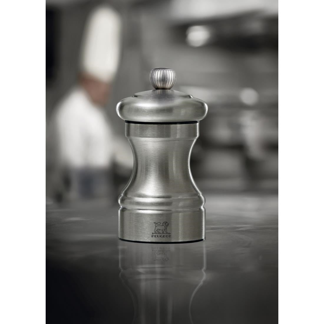 CU562 Peugeot Bistro Stainless Steel Pepper Mill 4in JD Catering Equipment Solutions Ltd