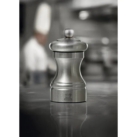CU563 Peugeot Bistro Stainless Steel Salt Mill 4in - JD Catering Equipment Solutions Ltd