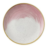 CU645 Churchill Stonecast Accents Petal Pink Evolve Coupe Plate 160mm (Pack of 12) - JD Catering Equipment Solutions Ltd