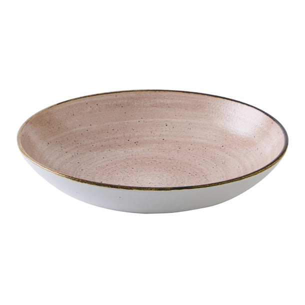 CU655 Churchill Stonecast Raw Terracotta Evolve Coupe Bowl 248mm (Pack of 12) JD Catering Equipment Solutions Ltd