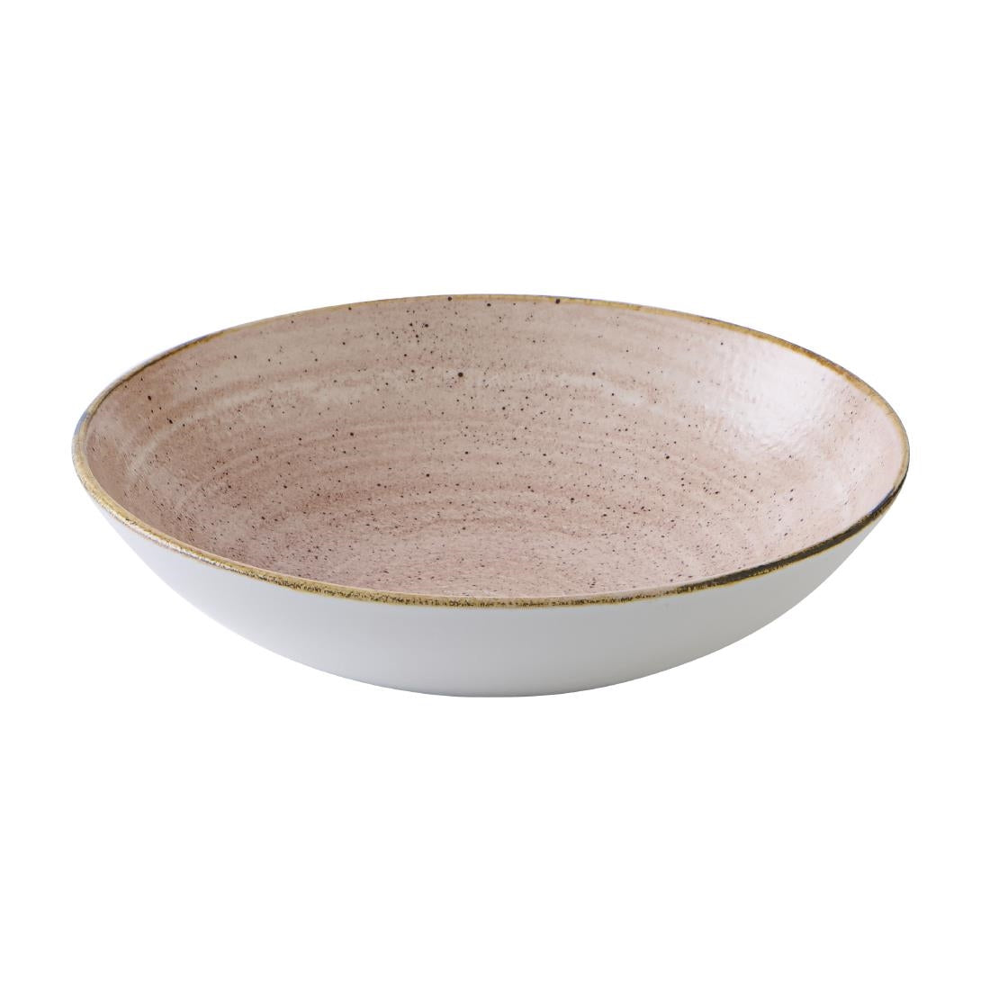 CU656 Churchill Stonecast Raw Terracotta  Coupe Bowl 184mm (Pack of 12) JD Catering Equipment Solutions Ltd
