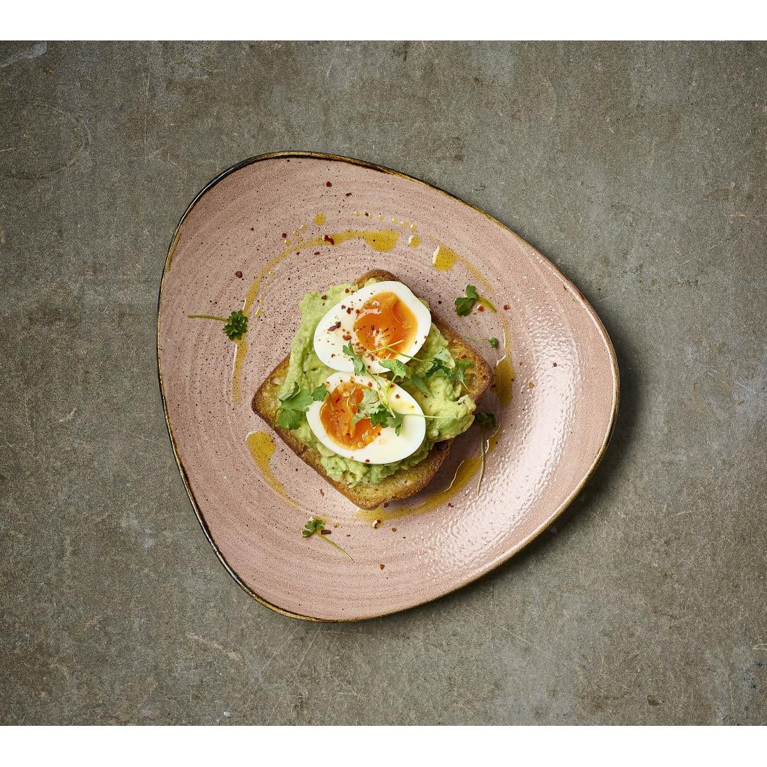 CU659 Churchill Stonecast Raw Terracotta Lotus Bowl 229mm (Pack of 12) JD Catering Equipment Solutions Ltd