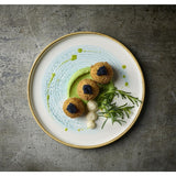 CU660 Churchill Homespun Accents Aquamarine Walled Plate 260mm (Pack of 6) JD Catering Equipment Solutions Ltd