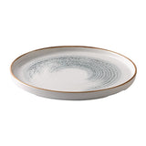 CU662 Churchill Homespun Accents Jasper Grey Walled Plate 260mm (Pack of 6) JD Catering Equipment Solutions Ltd