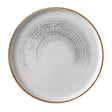 CU663 Churchill Homespun Accents Jasper Grey Walled Plate 220mm (Pack of 6) JD Catering Equipment Solutions Ltd
