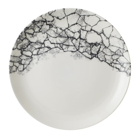 CU664 Churchill Kintsugi Accents Quartz Black Evolve Coupe Plate 286mm (Pack of 12) JD Catering Equipment Solutions Ltd