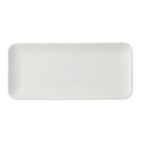CU679 Churchill Dudson Harvest Norse White Organic Coupe Rect Platter 350 x 159mm (Pack of 6) - JD Catering Equipment Solutions Ltd