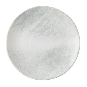 CU685 Churchill Makers Collection Jute Grey Organic Coupe Plate 229mm (Pack of 12) JD Catering Equipment Solutions Ltd