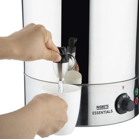 CU759 Nisbets Essentials Manual Fill Water Boiler 20Ltr JD Catering Equipment Solutions Ltd