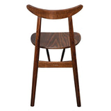 CW008 Fameg Walnut Cowhorn Side Chair (Pack of 2) JD Catering Equipment Solutions Ltd