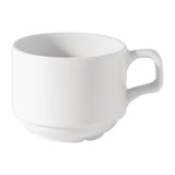 CW285 Utopia Titan Stacking Cups White 200ml (Pack of 36) JD Catering Equipment Solutions Ltd