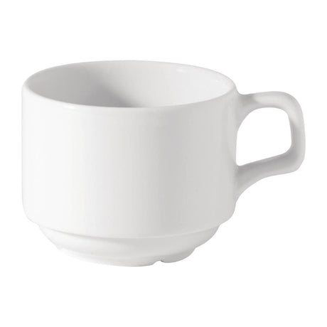 CW285 Utopia Titan Stacking Cups White 200ml (Pack of 36) JD Catering Equipment Solutions Ltd