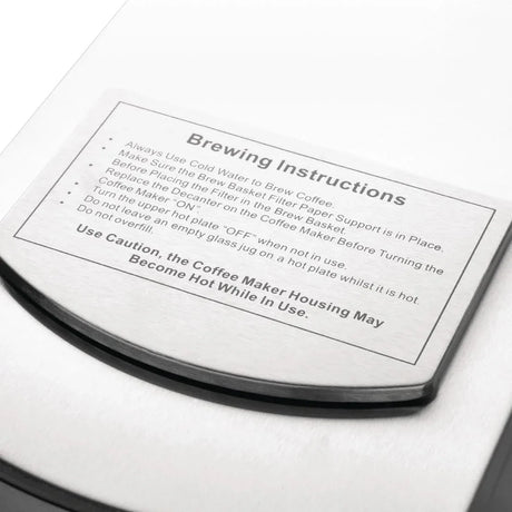 CW306 Buffalo Airpot Filter Coffee Maker JD Catering Equipment Solutions Ltd