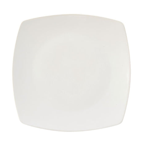 CW347 Utopia Titan Rounded Square Plates White 270mm (Pack of 6) JD Catering Equipment Solutions Ltd