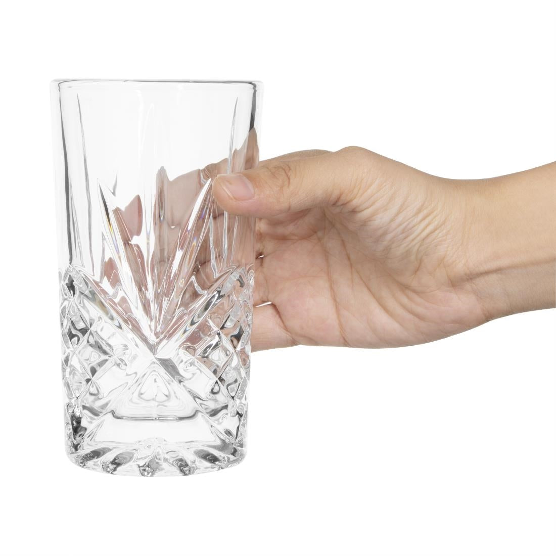 CW392 Olympia Old Duke Glass Tumblers 350ml (Pack of 6) JD Catering Equipment Solutions Ltd