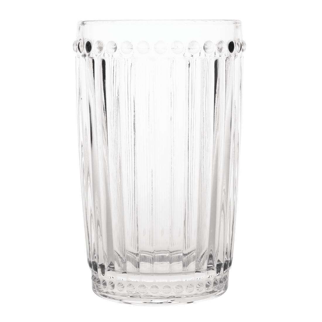 CW396 Olympia Baroque Glass Tumblers 395ml (Pack of 6) JD Catering Equipment Solutions Ltd
