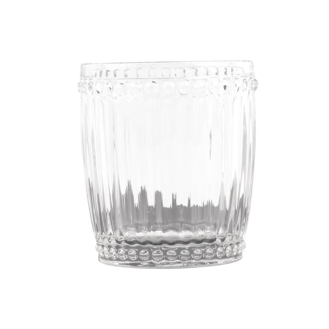 CW397 Olympia Baroque Whiskey Glasses Clear 325ml (Pack of 6) JD Catering Equipment Solutions Ltd