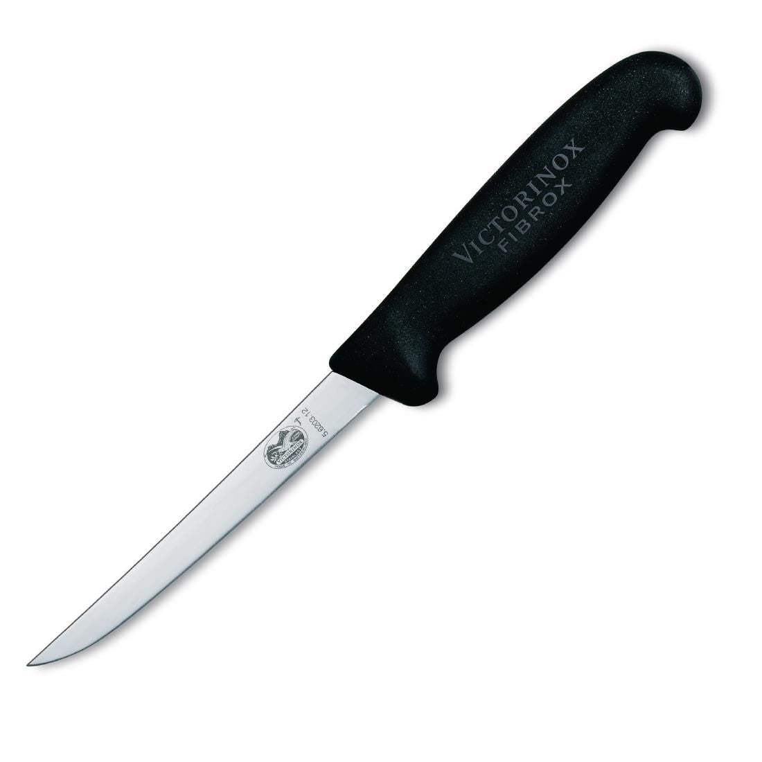 CW453 Victorinox Fibrox Boning Knife Extra Narrow Blade 12cm JD Catering Equipment Solutions Ltd