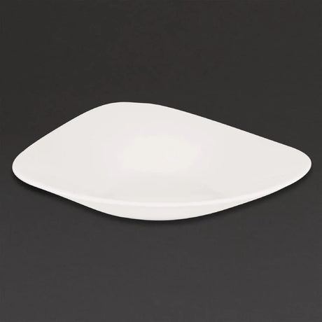 CW558 Churchill Lotus Triangular Shallow Bowls White 238mm (Pack of 12) - JD Catering Equipment Solutions Ltd