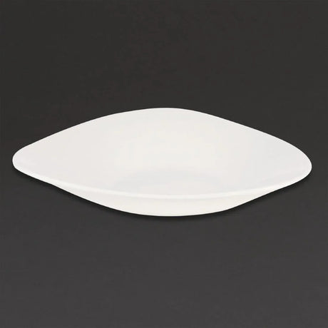 CW559 Churchill Lotus Triangular Shallow Bowls White 278mm (Pack of 12) - JD Catering Equipment Solutions Ltd