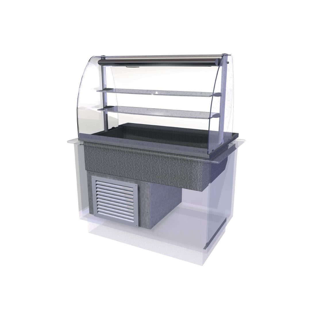 CW610 Designline Drop In Cold Multi Level Deli Assisted Service 1525mm JD Catering Equipment Solutions Ltd
