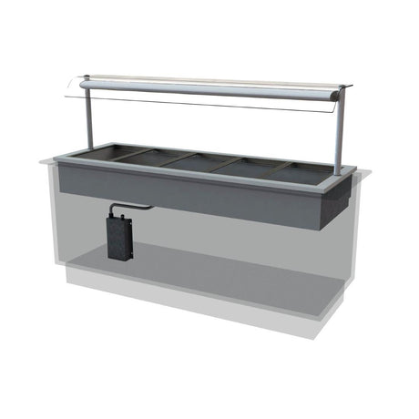 CW615 Designline Drop In Dry Heat Bain Marie HBM5 JD Catering Equipment Solutions Ltd