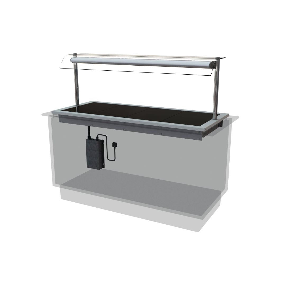CW619 Designline Drop In Ceran Glass Hotplate HP4 JD Catering Equipment Solutions Ltd