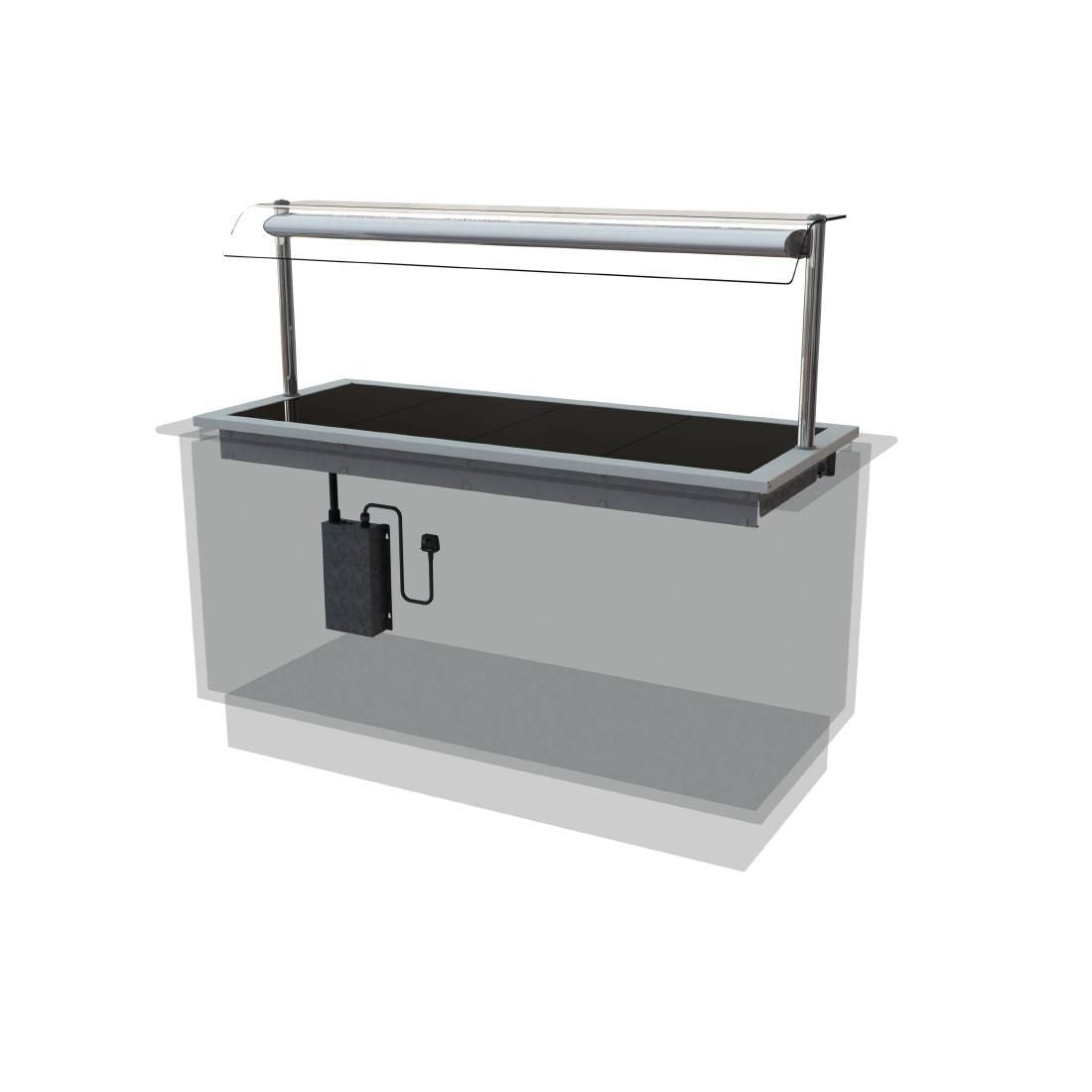CW619 Designline Drop In Ceran Glass Hotplate HP4 JD Catering Equipment Solutions Ltd