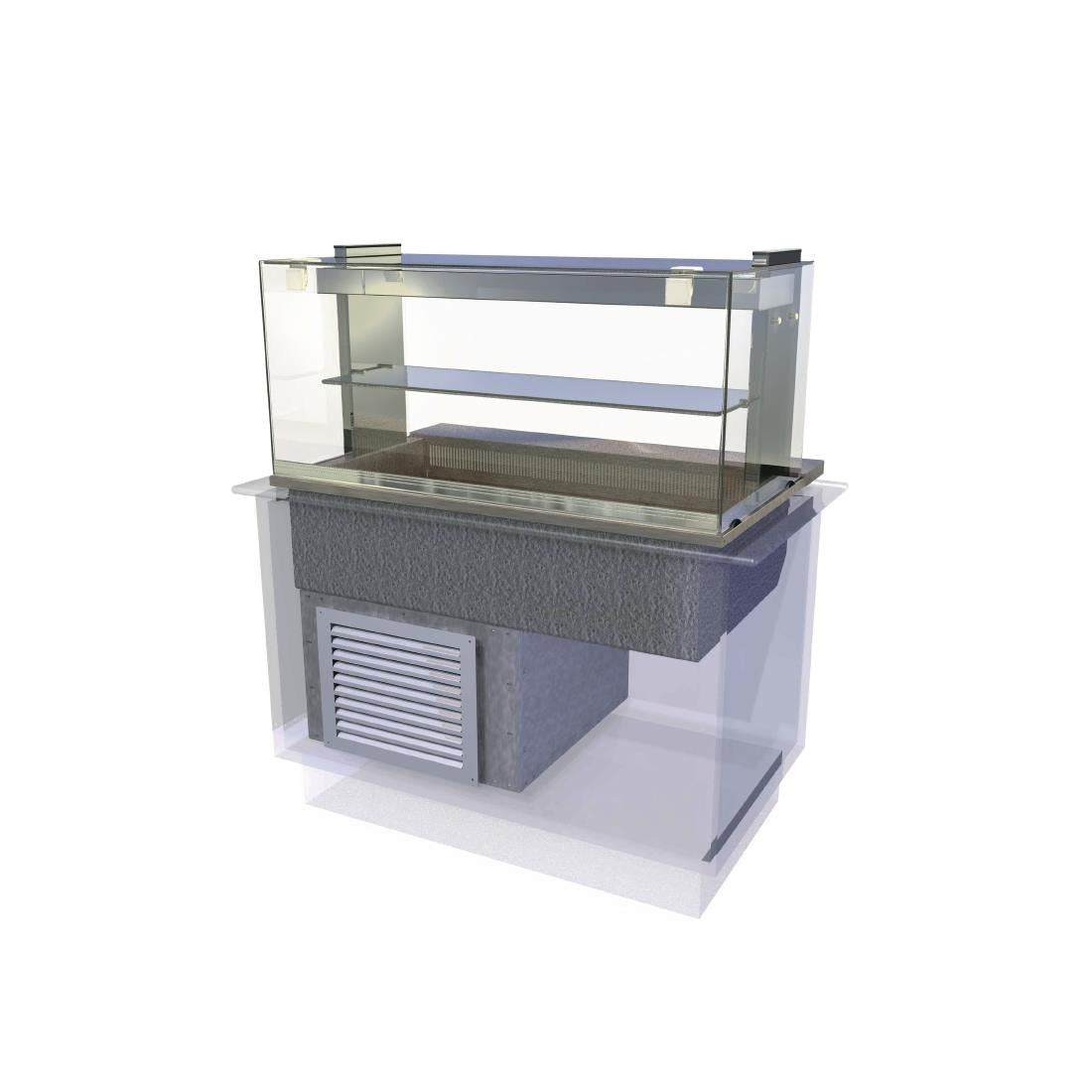 CW626 Kubus Drop In Chilled Deli Serve Over Counter 1175mm KCDL3HT JD Catering Equipment Solutions Ltd