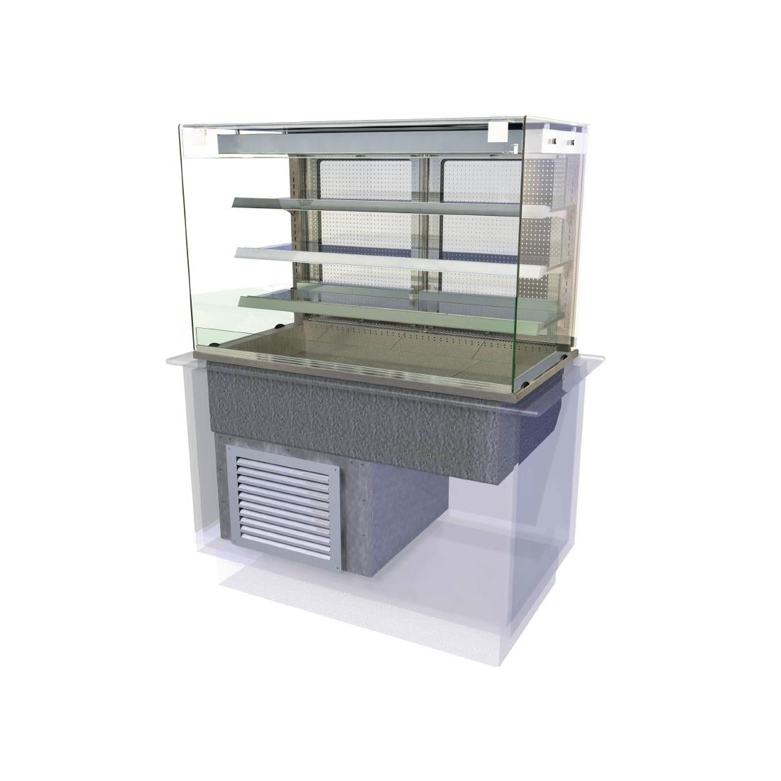 CW647 Kubus Drop In Multideck Self Service 1525mm KMDR4HT JD Catering Equipment Solutions Ltd