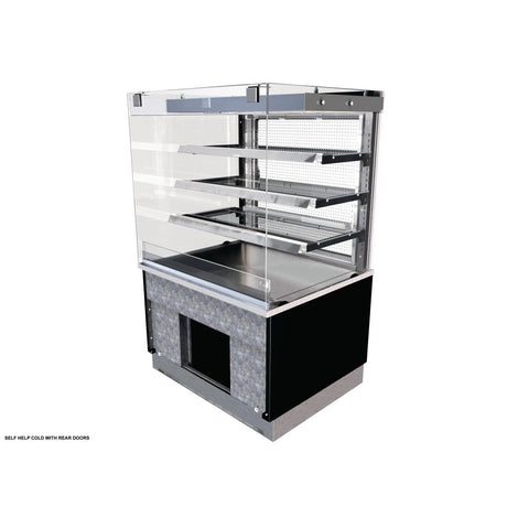 CW653 Kubus Drop In Slimline Multideck with Rear Door 900mm KPC9HT JD Catering Equipment Solutions Ltd