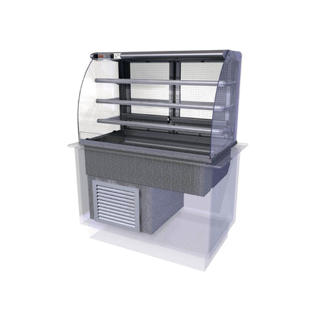 CW656 Designline Drop In Multideck with Rear Doors 1175mm JD Catering Equipment Solutions Ltd