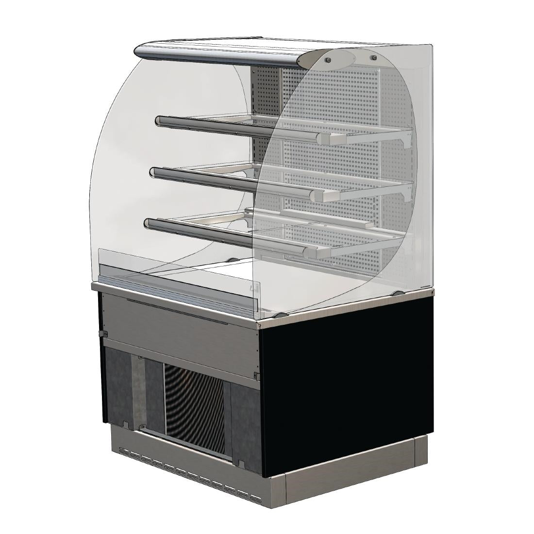 CW663 Designline Drop In Slimline Multideck with Rear Door 900mm JD Catering Equipment Solutions Ltd